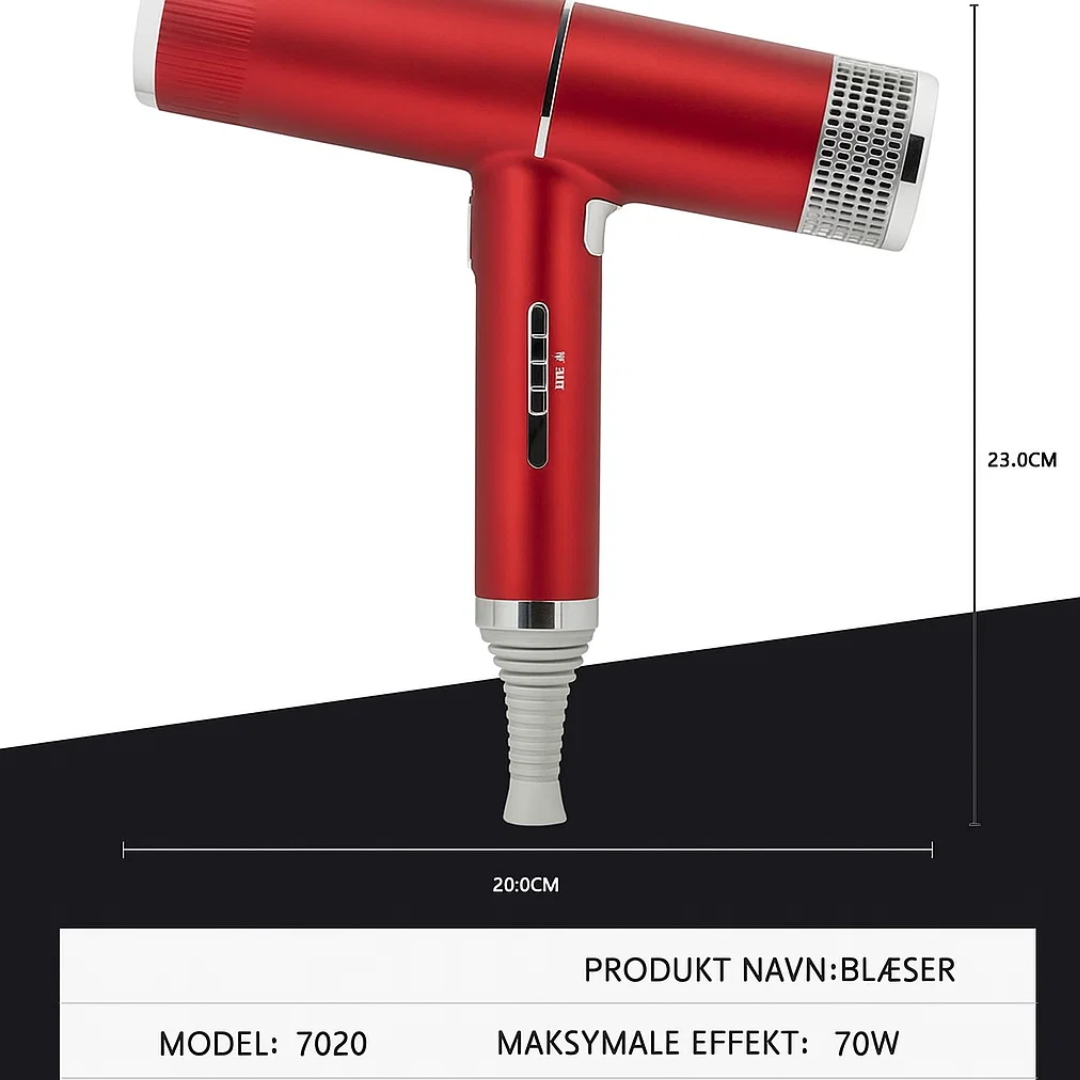 Uscător de păr magnetic | Coafare ușoară și uscare rapidă