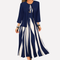 Ensemble robe deux pièces imprimé pour femme | Blouse et jupe