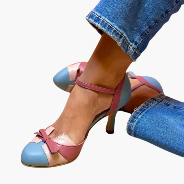 Dame Ankelrem Hæl Sandaler | Elegante Åben Tå Hæl