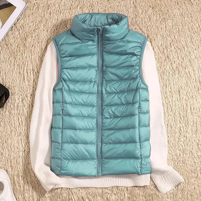 Dame Ultralet Dun-Stil Vest | Varm Sammenpakkelig