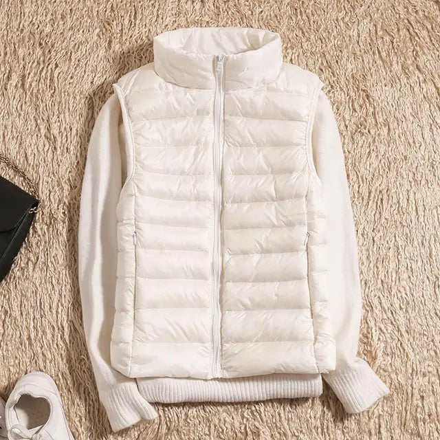 Dame Ultralet Dun-Stil Vest | Varm Sammenpakkelig