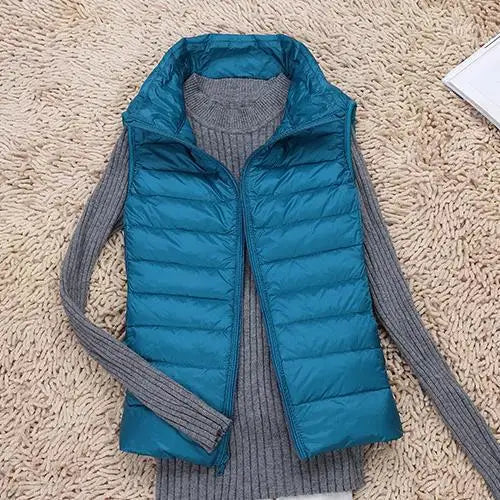 Dame Ultralet Dun-Stil Vest | Varm Sammenpakkelig