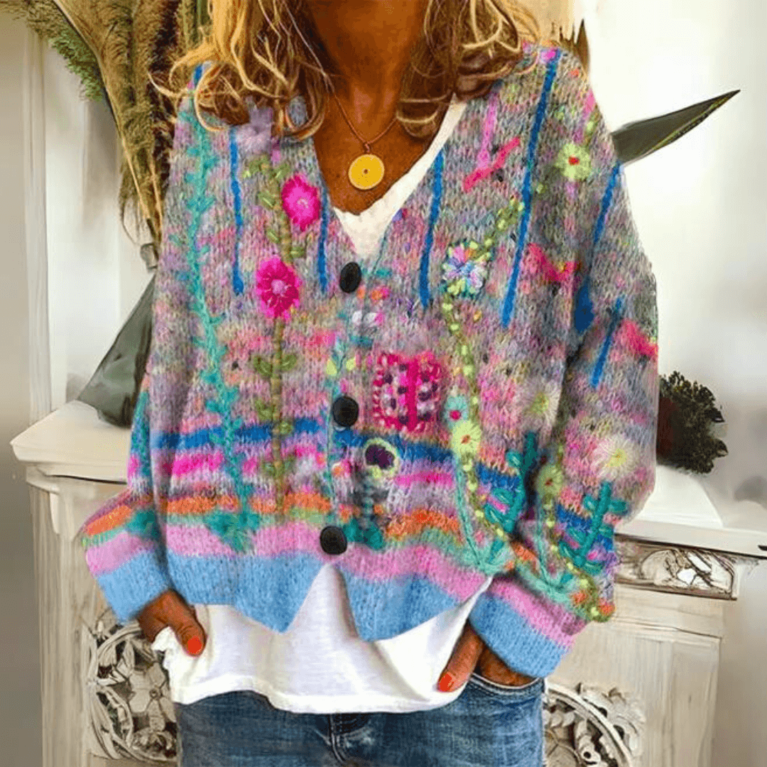 Dame Ultra-Blød Kashmir Strik Cardigan