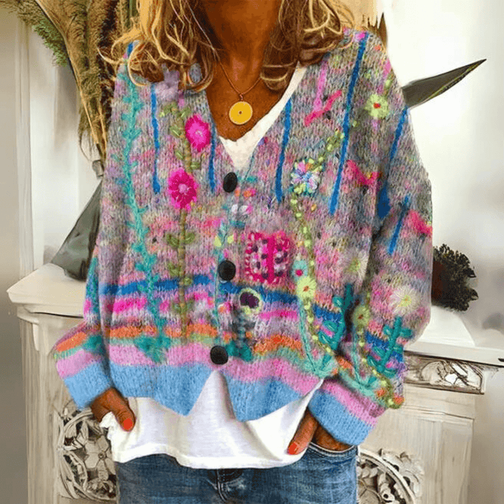 Dame Ultra-Blød Kashmir Strik Cardigan