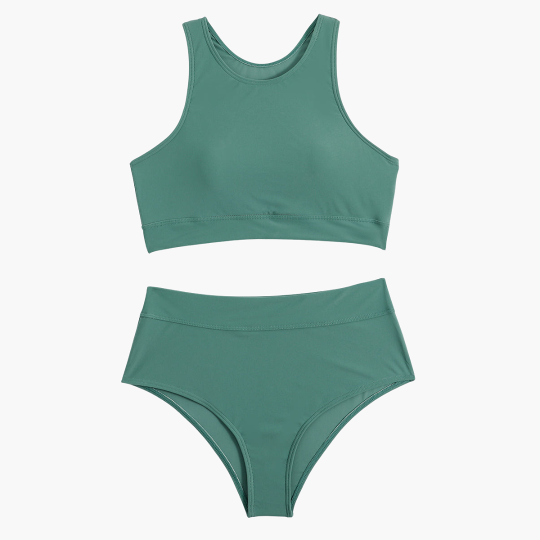 Dámský sportovní bikiny set | Bustier sportovní plavky