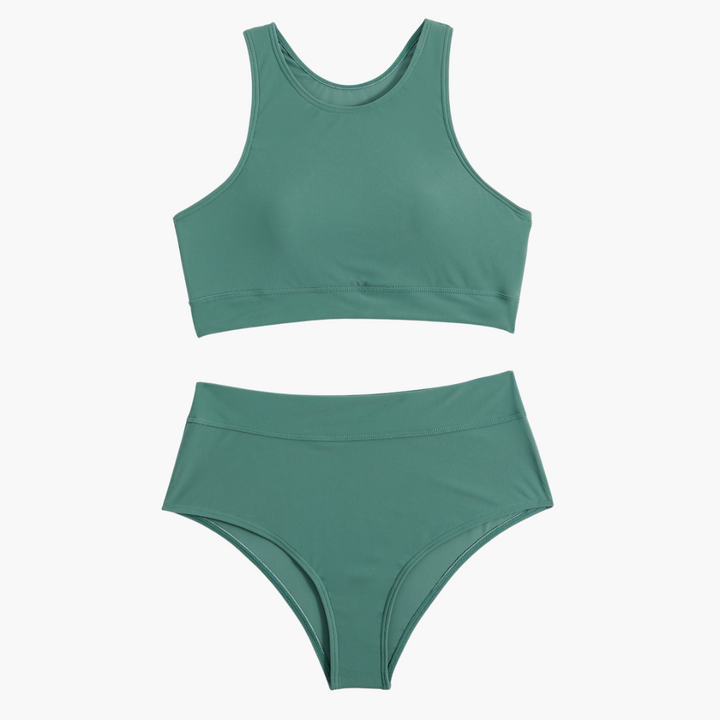 Dámský sportovní bikiny set | Bustier sportovní plavky