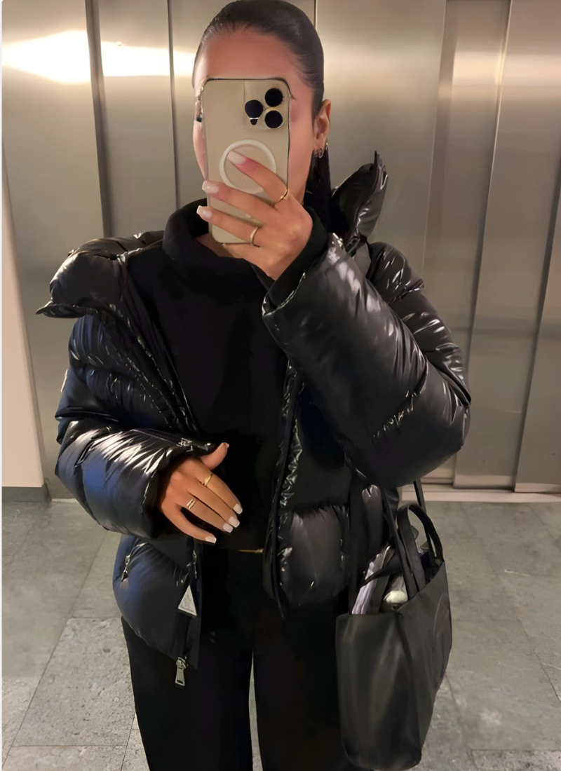 Doudoune ajustée pour femmes | Manteau d'hiver stylé