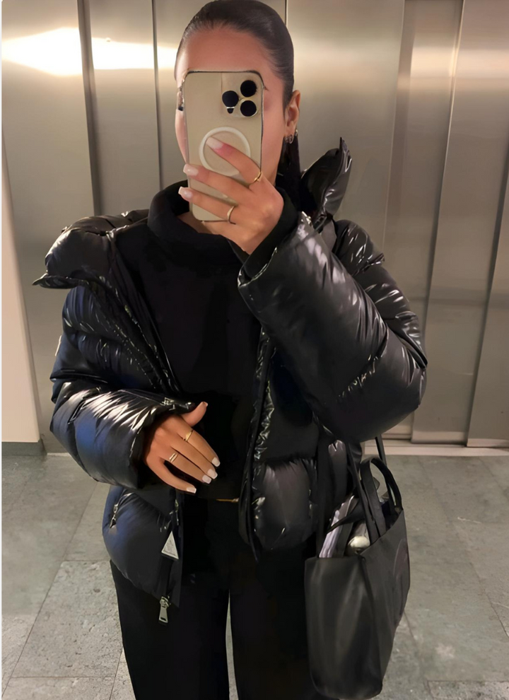 Doudoune ajustée pour femmes | Manteau d'hiver stylé