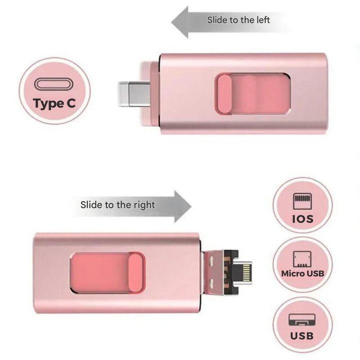DataVault 4-v-1 USB flash disk