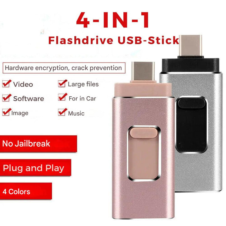 DataVault 4-v-1 USB flash disk