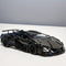 Kit de construction voiture de sport noire | Maquette de voiture de course