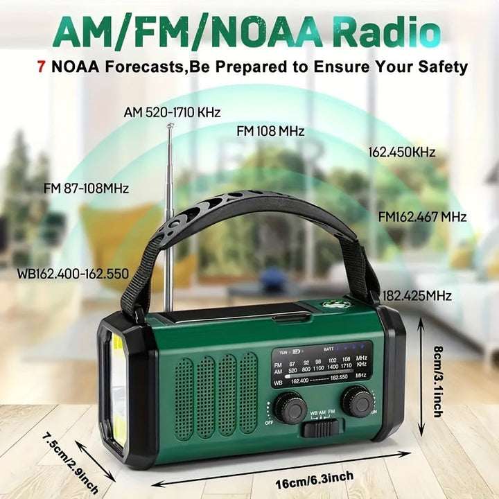 Solární Ruční Nouzové Rádio