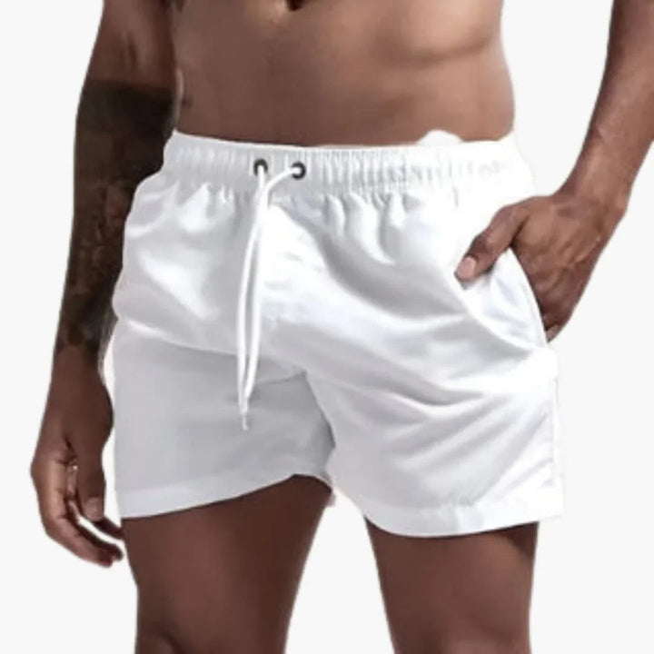 Herre Hurtigtørrende Badeshorts | 13 Farver Elastisk Talje