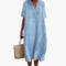 Ladies Boho V-Neck Dress | Casual Loose Summer Dress