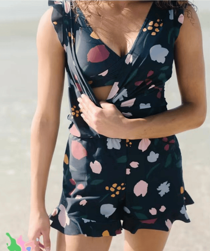 Maillot de bain femme | Soutien-gorge intégré une pièce maintien