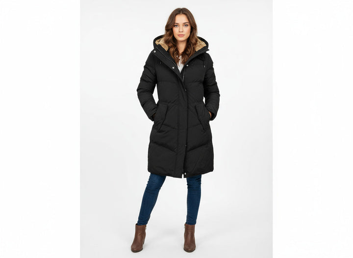 Veste isolée pour femme | Manteau d'hiver avec finitions élégantes