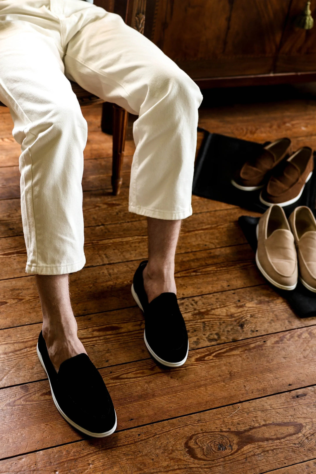 Ανδρικές παντόφλες από συνθετικό σουέτ