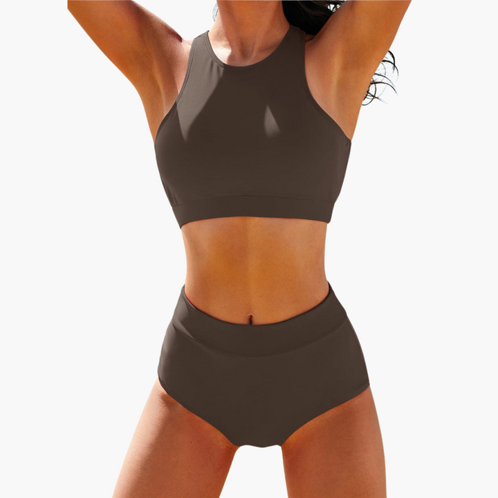 Dámský sportovní bikiny set | Bustier sportovní plavky
