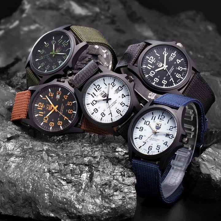 Montre Militaire Tactique Homme | Design Robuste pour Sports de Plein Air