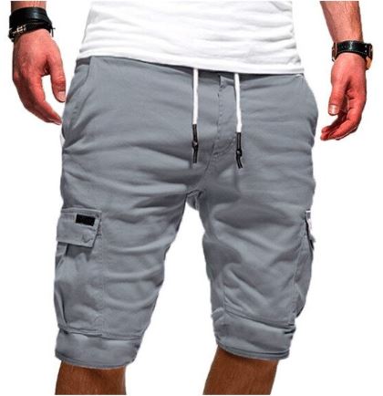 Herre Cargoshorts | Flere Lommer Snøre Sommershorts