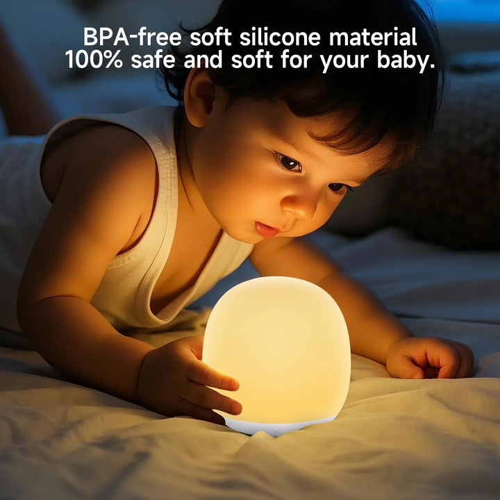 Φωτάκι Νυκτός για Μωρά κατά το Θηλασμό | BPA-Free Σιλικόνη Φιλική στα Μάτια Λάμπα