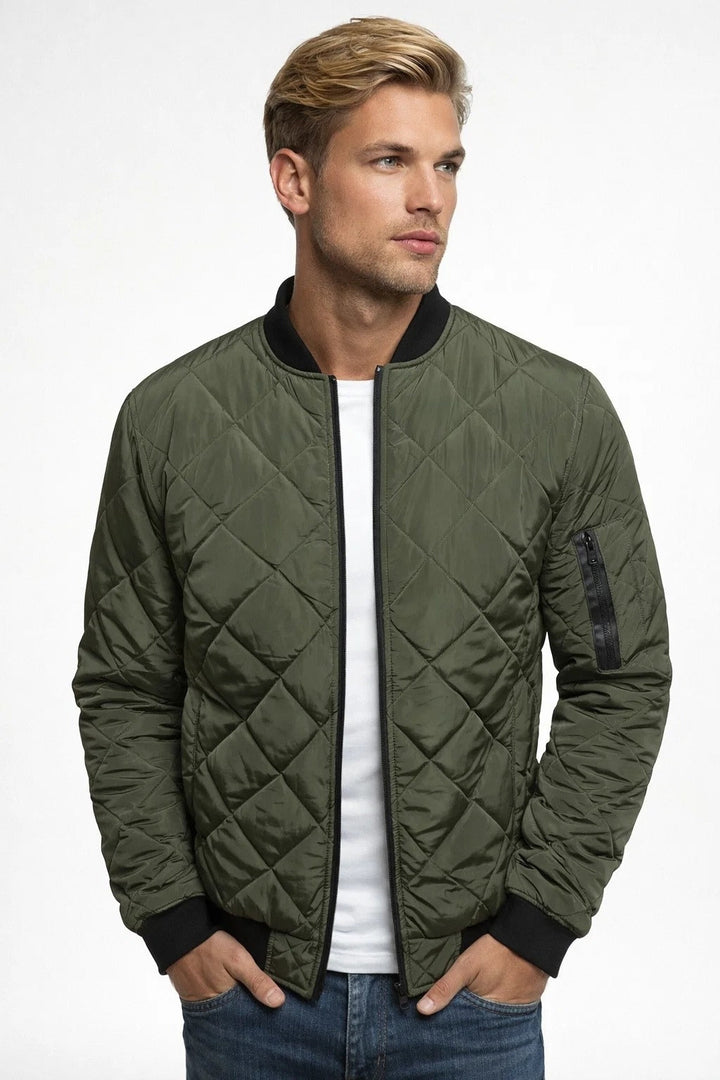 Blouson aviateur matelassé urbain pour homme