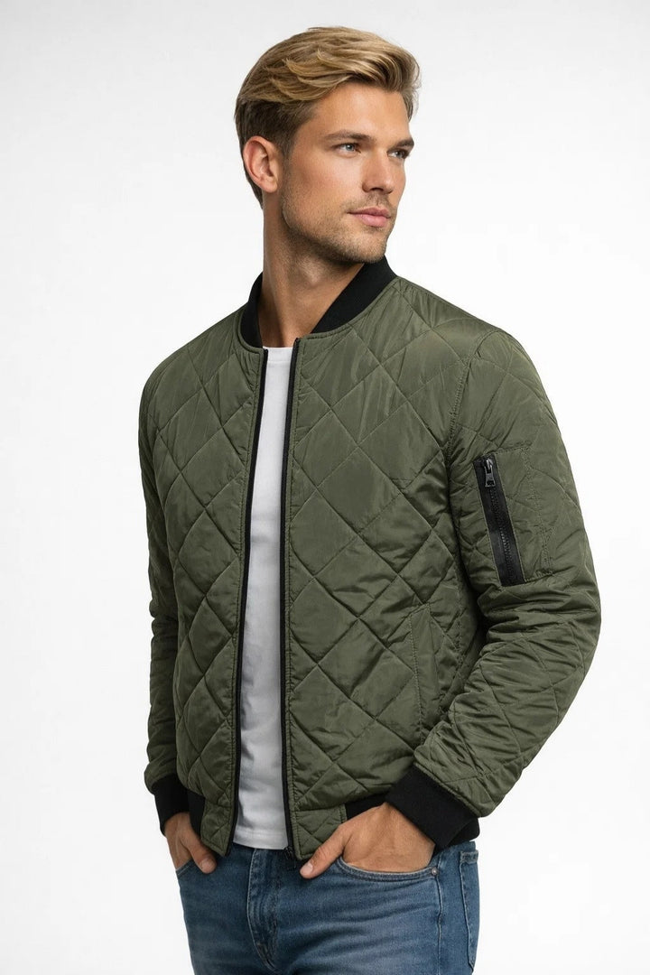 Blouson aviateur matelassé urbain pour homme