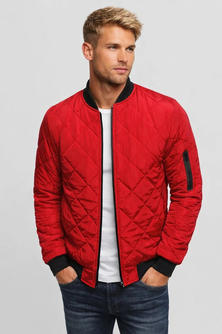 Blouson aviateur matelassé urbain pour homme
