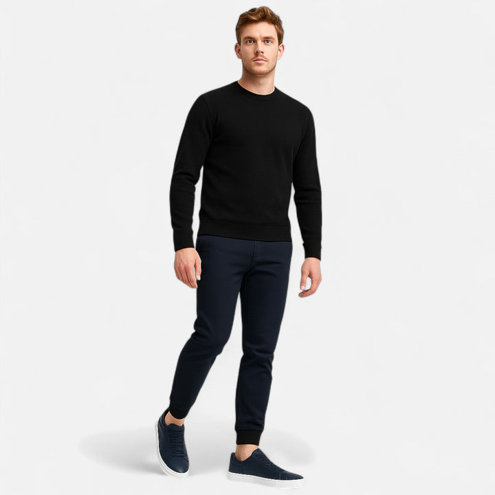 Męskie wsuwane skórzane sneakersy | Sznurowane buty casualowe