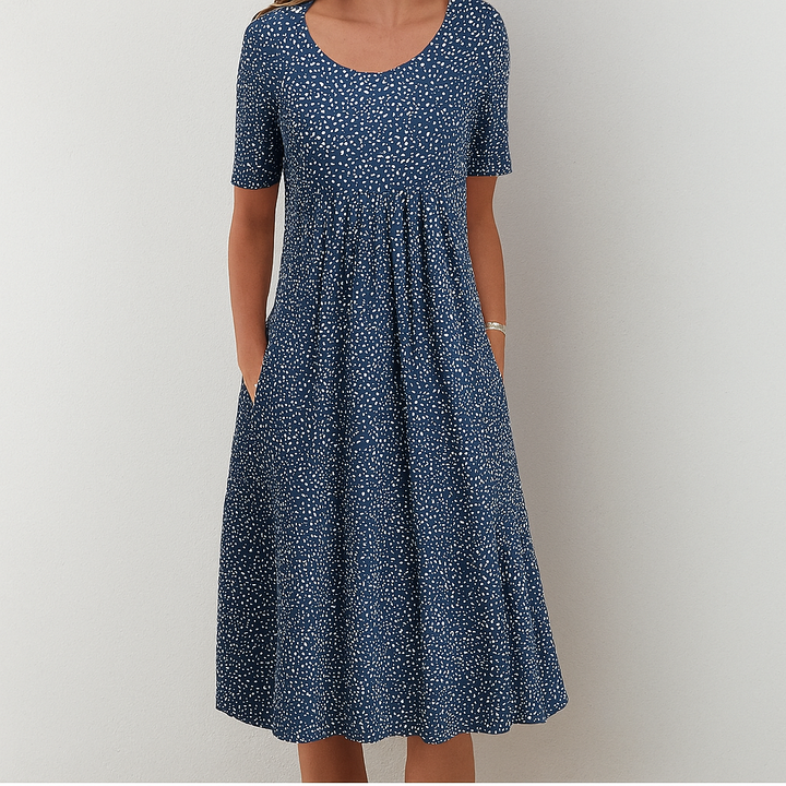 Ladies' Flower Ruffle Summer Dress | Vintage Style