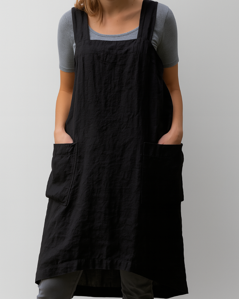 Robe d'été style tablier femme | Poches Coupe décontractée
