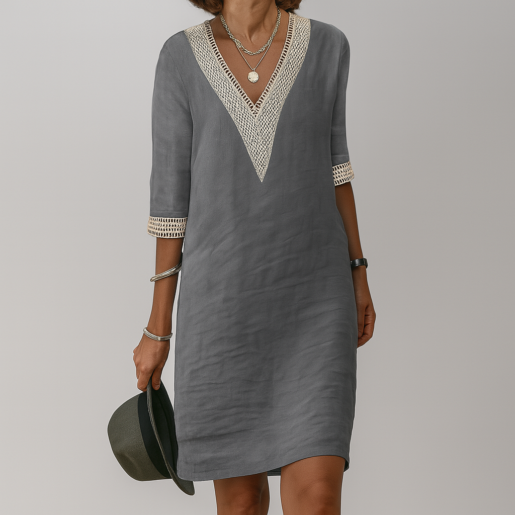 Ladies' Hearing Style Summer Dress | Relaxed Midi Fit