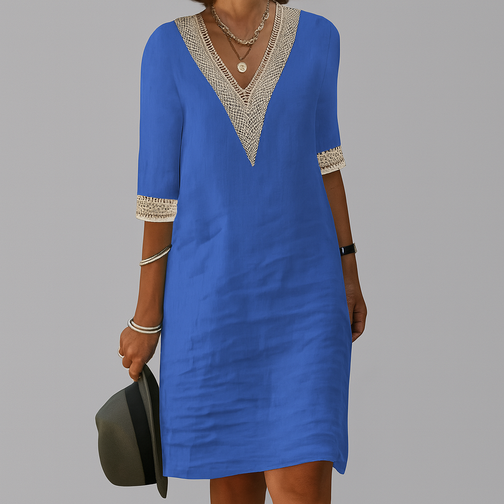 Ladies' Hearing Style Summer Dress | Relaxed Midi Fit