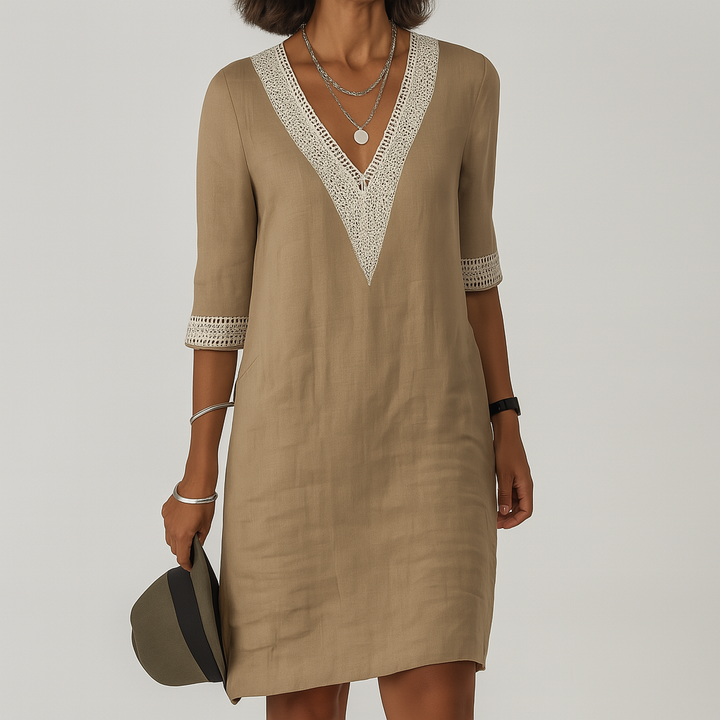 Ladies' Hearing Style Summer Dress | Relaxed Midi Fit