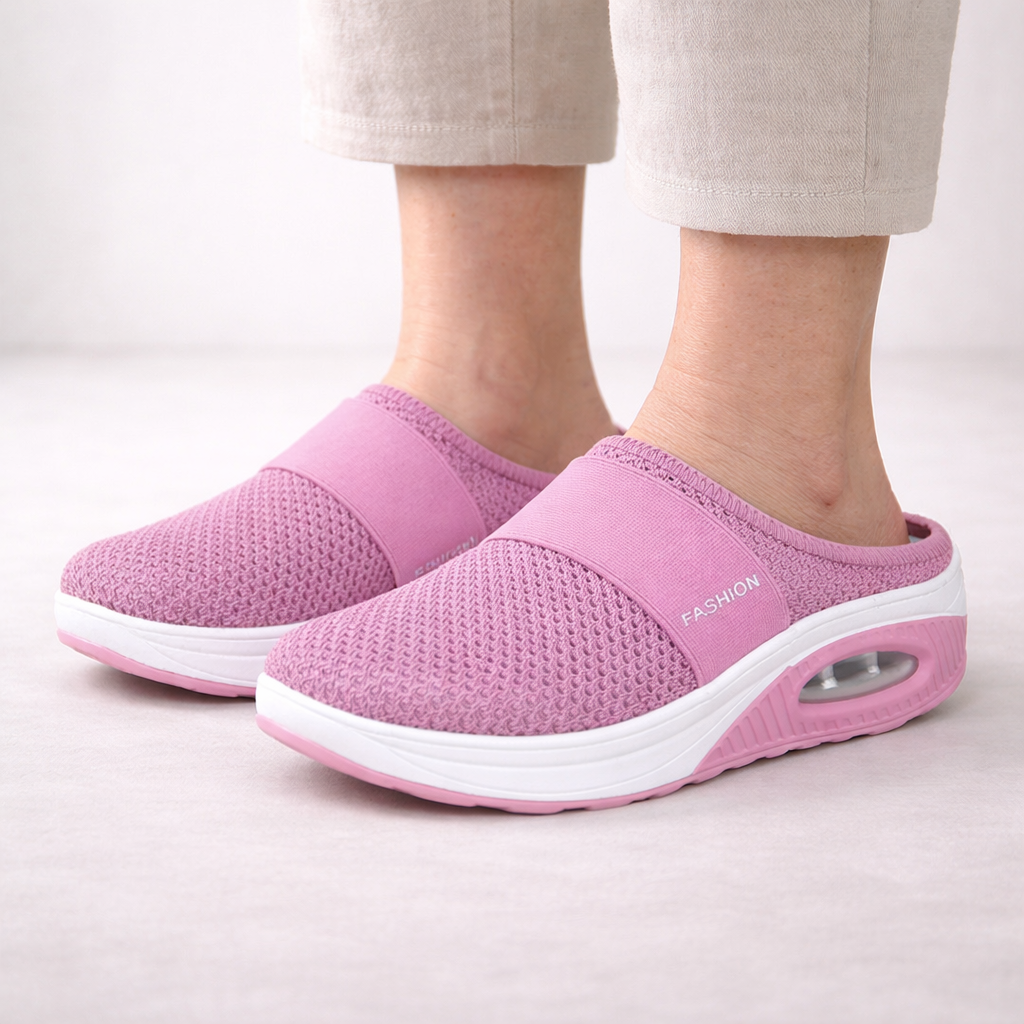 Dame Ortopædiske Slip-On Sandaler | Svangstøtte Indlægssål