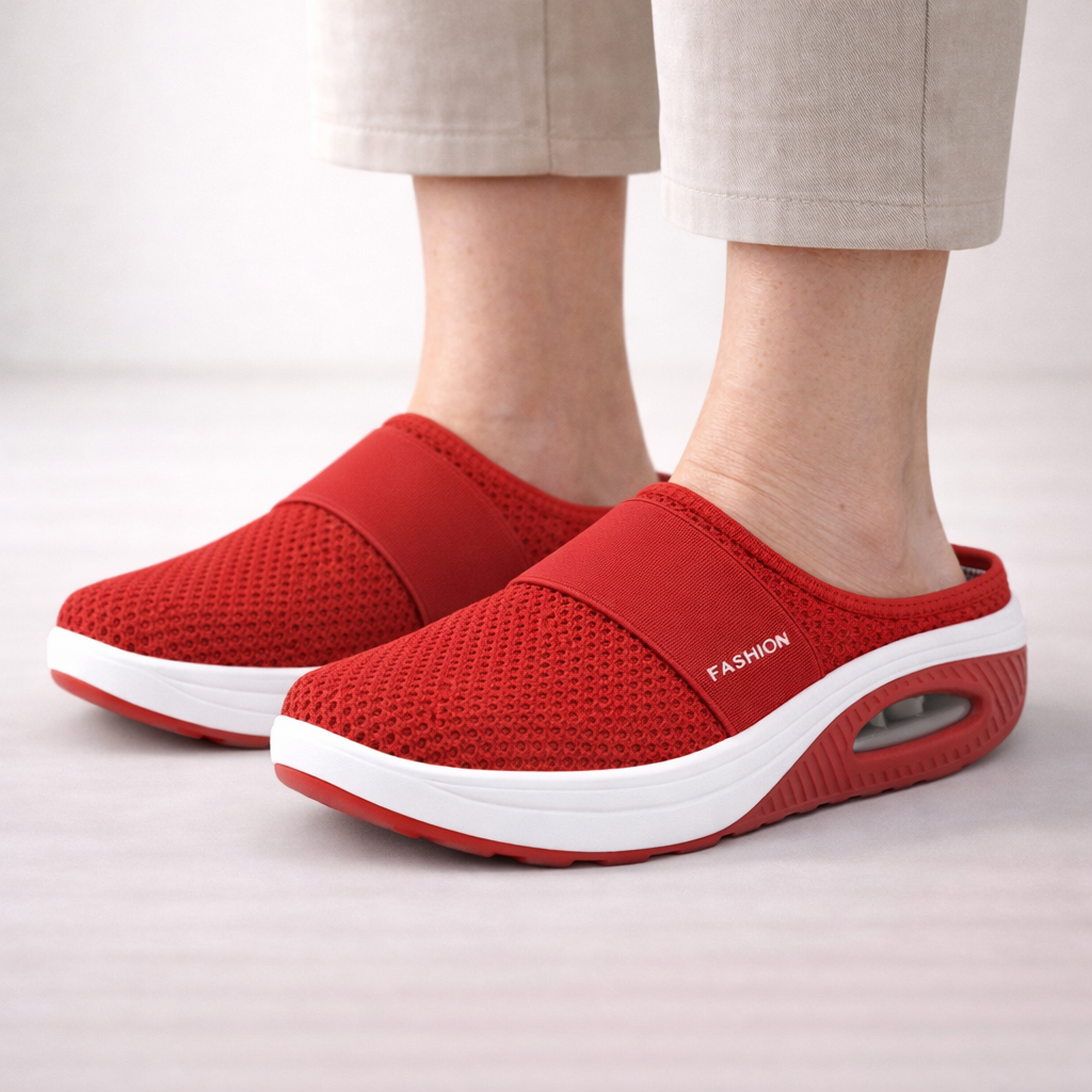 Dame Ortopædiske Slip-On Sandaler | Svangstøtte Indlægssål