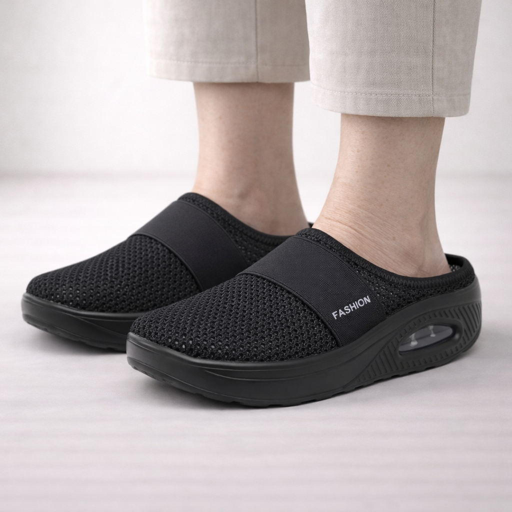 Dame Ortopædiske Slip-On Sandaler | Svangstøtte Indlægssål