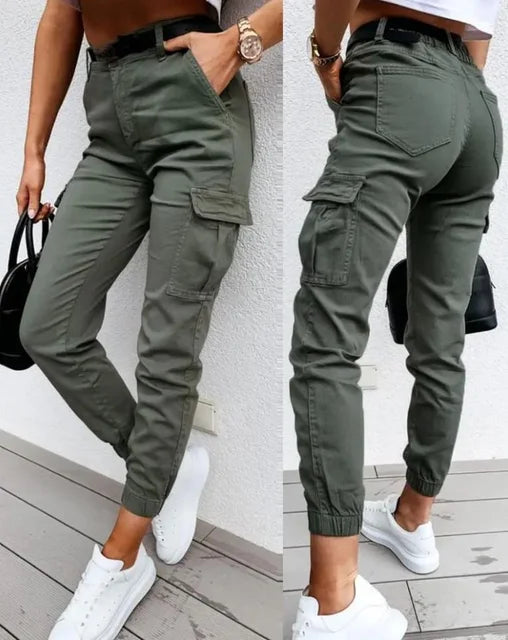 Karmina | Pantalons Cargo Élégants Pour Femmes Avec Poches