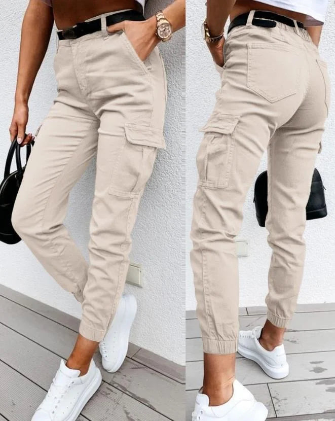 Karmina | Pantalons Cargo Élégants Pour Femmes Avec Poches