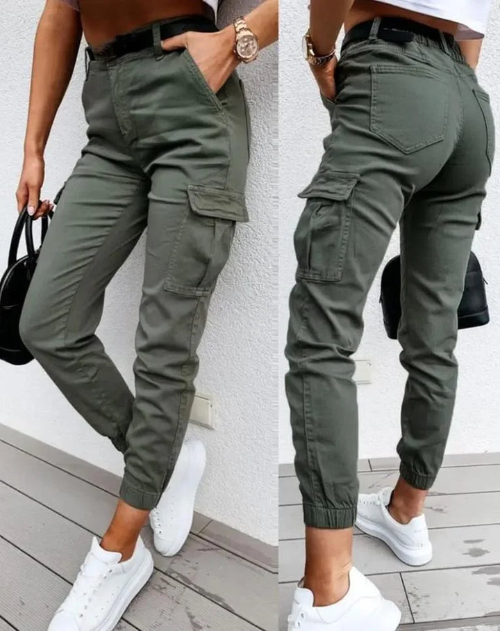 Karmina | Pantalons Cargo Élégants Pour Femmes Avec Poches
