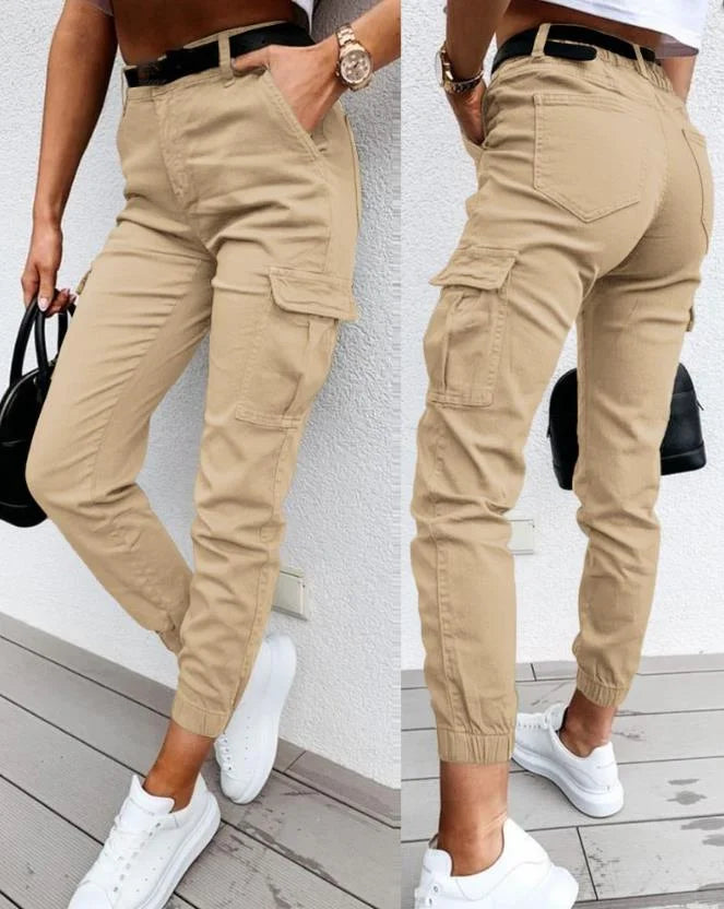 Karmina | Pantalons Cargo Élégants Pour Femmes Avec Poches