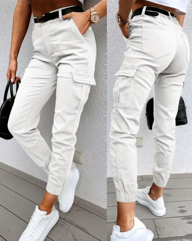 Karmina | Pantalons Cargo Élégants Pour Femmes Avec Poches