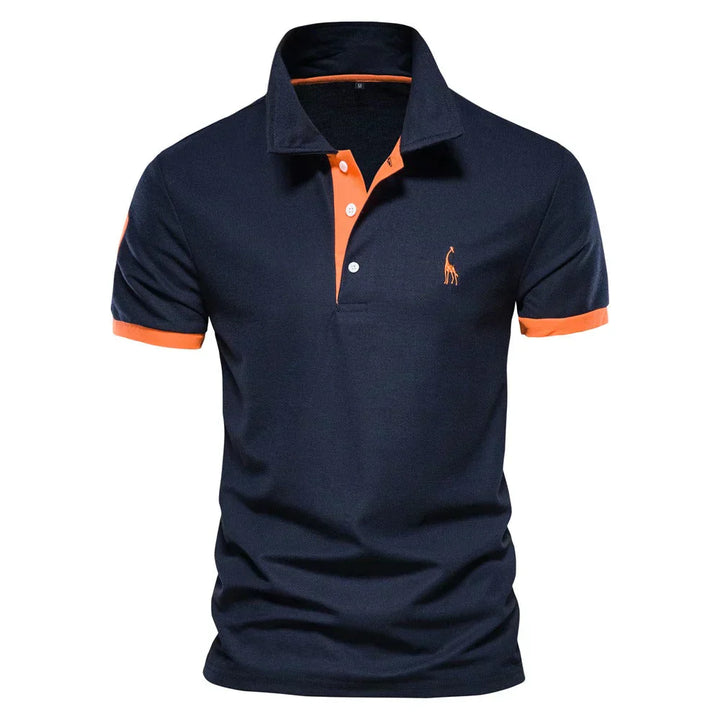 Pull polo classique pour homme | Coupe décontractée manches courtes haut informel