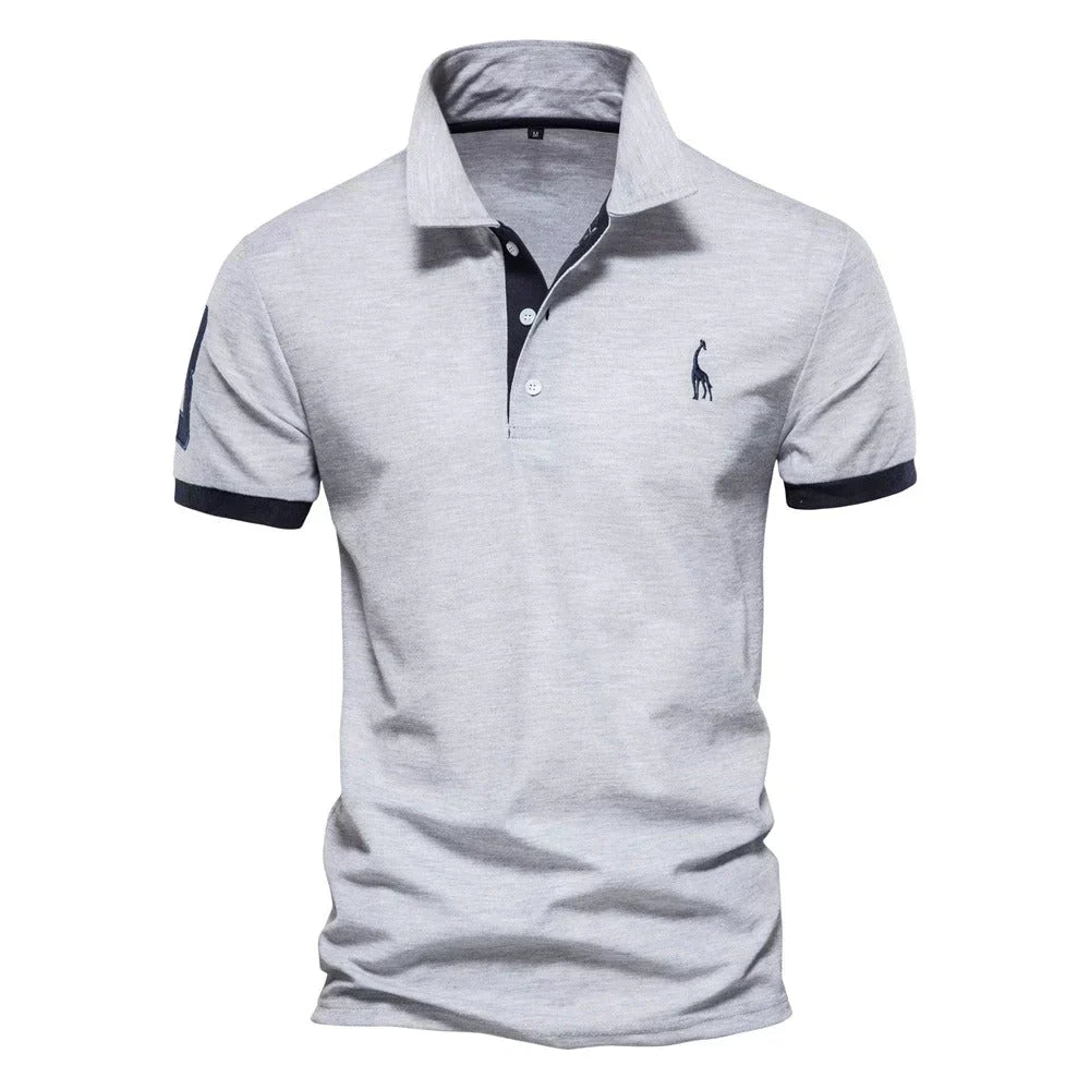 Pull polo classique pour homme | Coupe décontractée manches courtes haut informel
