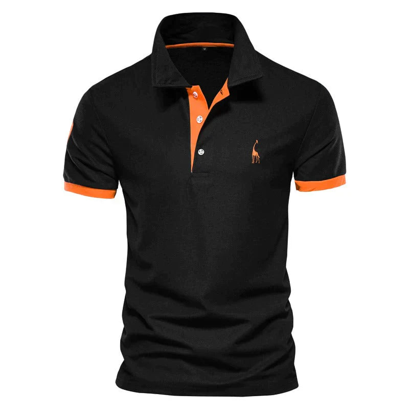 Pull polo classique pour homme | Coupe décontractée manches courtes haut informel