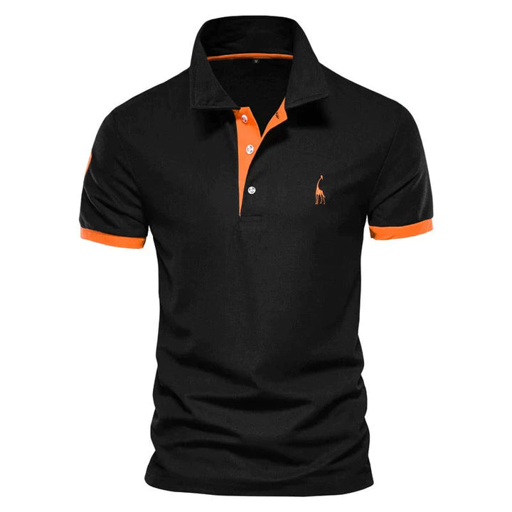 Pull polo classique pour homme | Coupe décontractée manches courtes haut informel