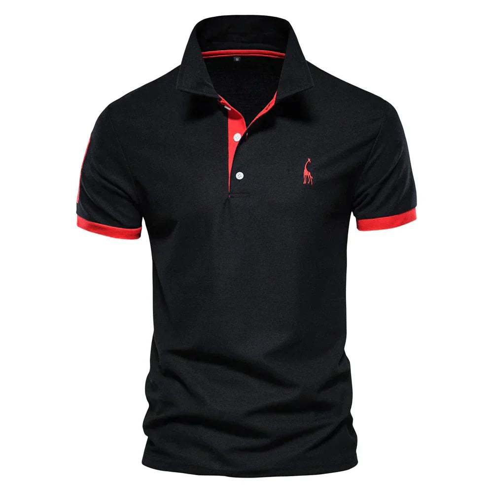Pull polo classique pour homme | Coupe décontractée manches courtes haut informel