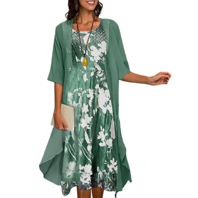 Lurelia | Robe Tricotée de Soirée Manches Longues Élégante Pour Femmes