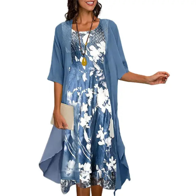Lurelia | Robe Tricotée de Soirée Manches Longues Élégante Pour Femmes