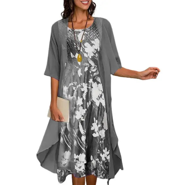 Lurelia | Robe Tricotée de Soirée Manches Longues Élégante Pour Femmes